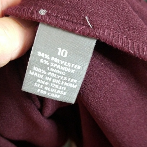 Roz & Ali plum sleeveless vneck stretchy dress 10 - Picture 8 of 8